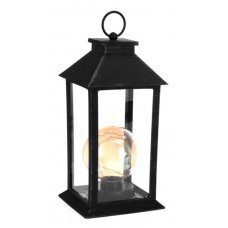 Χριστουγεννιάτικο Διακοσμητικό Φανάρι Φωτιζόμενο με LED - Γλόμπος (29cm)